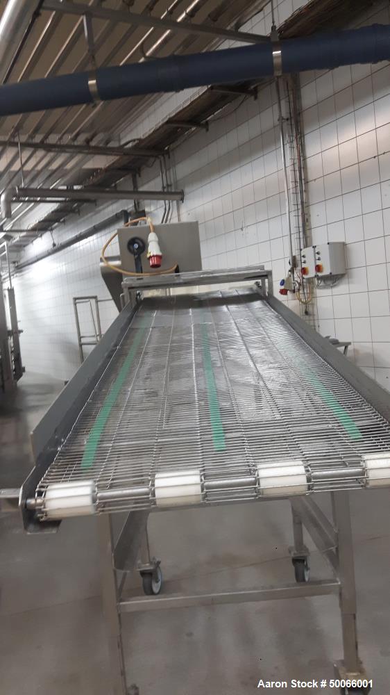 Used Ermatec Ultrasonic Type ERMA 30C Cheese Cutting System.