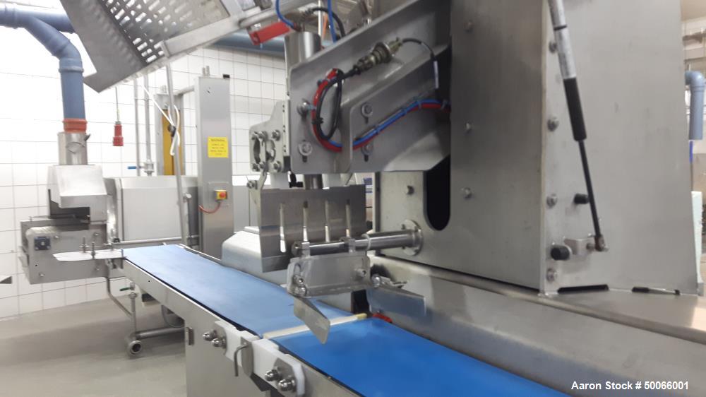 Used Ermatec Ultrasonic Type ERMA 30C Cheese Cutting System.