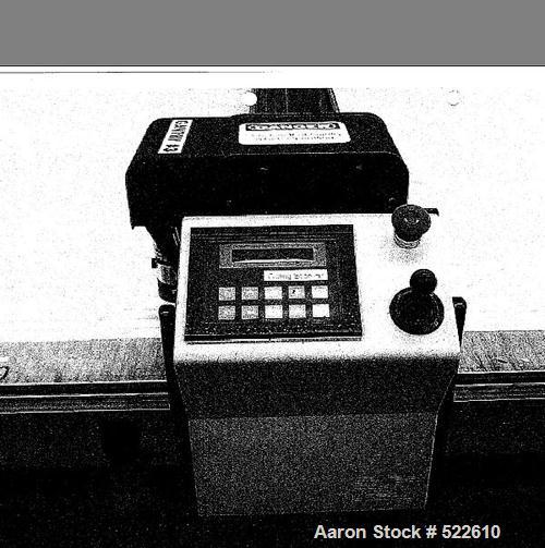Used Gerber Technology Gerbercutter, Model DCS 2500. Length of table 36 feet (11 meter), divisible; width of table 59" (1500mm), working width 47" (1200mm); all parts packed. European standard: 110V/...