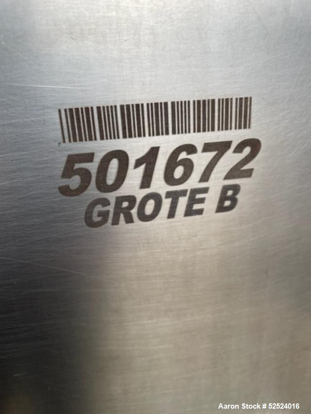 Used-Grote Stainless Steel Sanitary Slicer