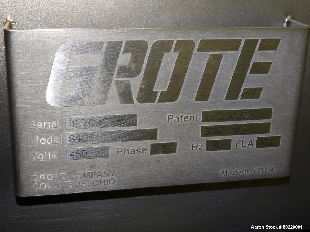 Used Grote Model 640-E Slicer / Applicator