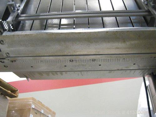 Used Grote S/A-530E Slicer is designed of stainless steel construction and is cantilevered to roll directly over a belt conveyor.  Operation is simple and easily controlled with a user-friendly keypa...