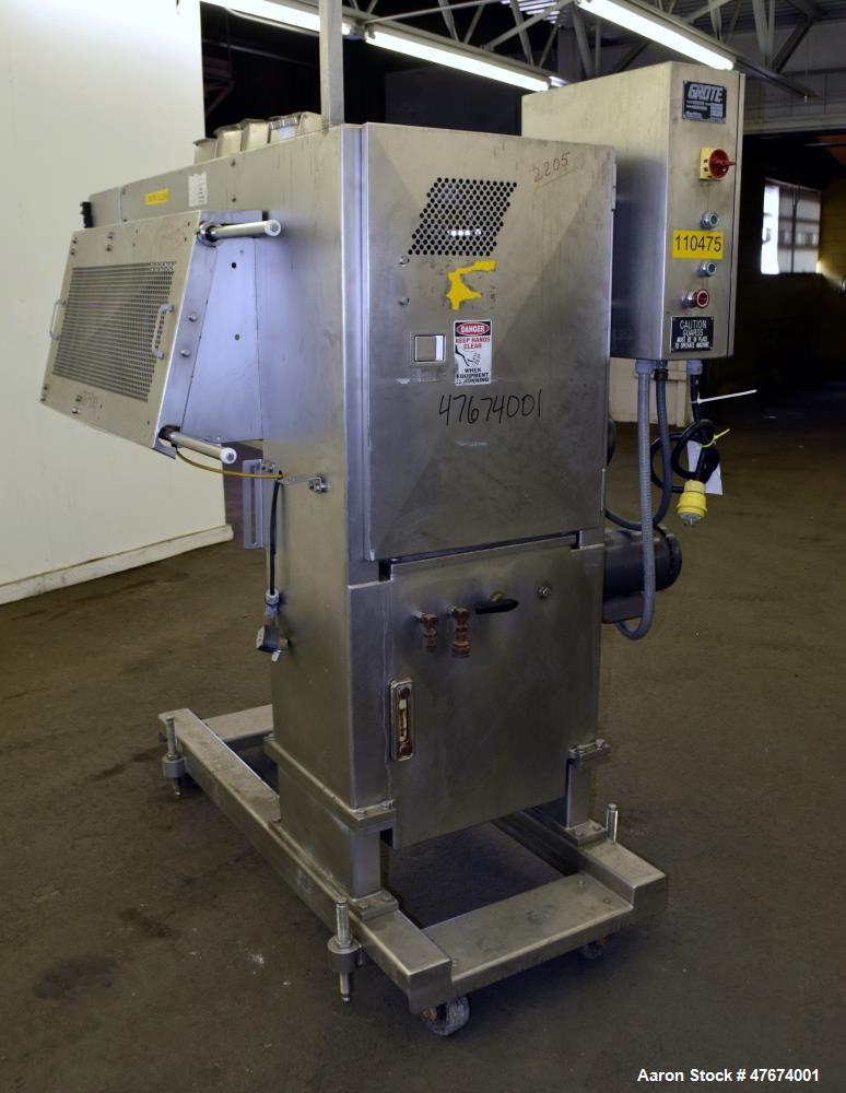Used Grote Model S/A-530 Single Lane Slicer/Applicator.