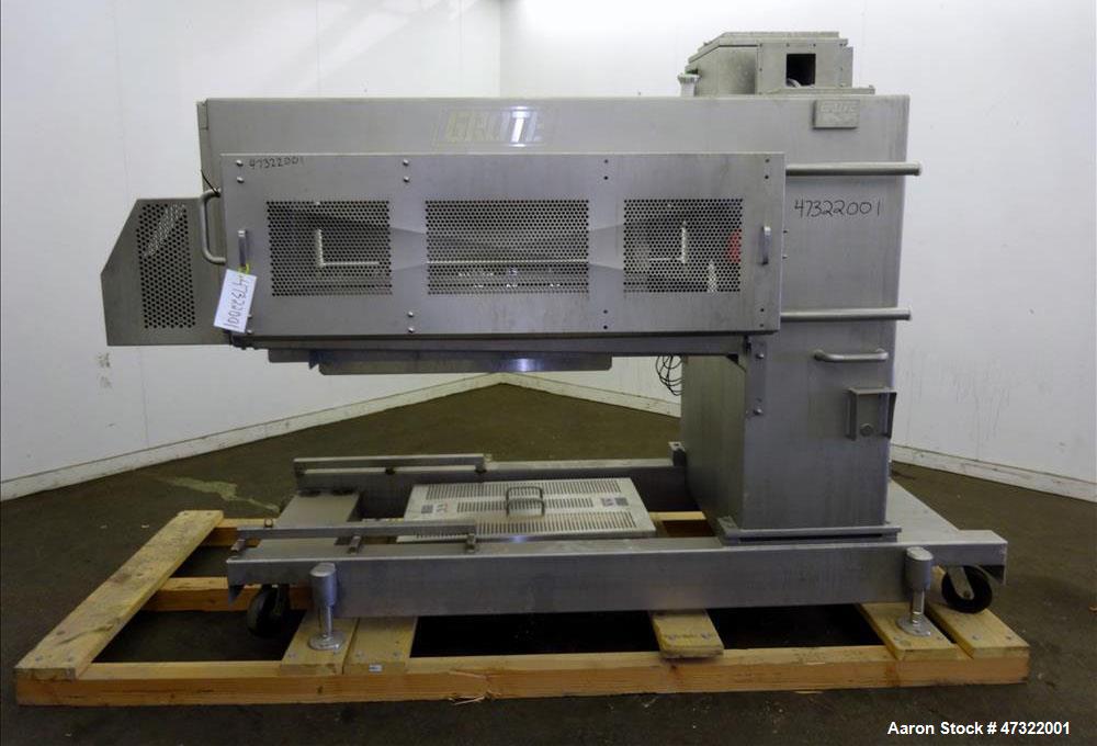 Used Grote Model S/A-640-E Slicer/Applicator, Stainless Steel.