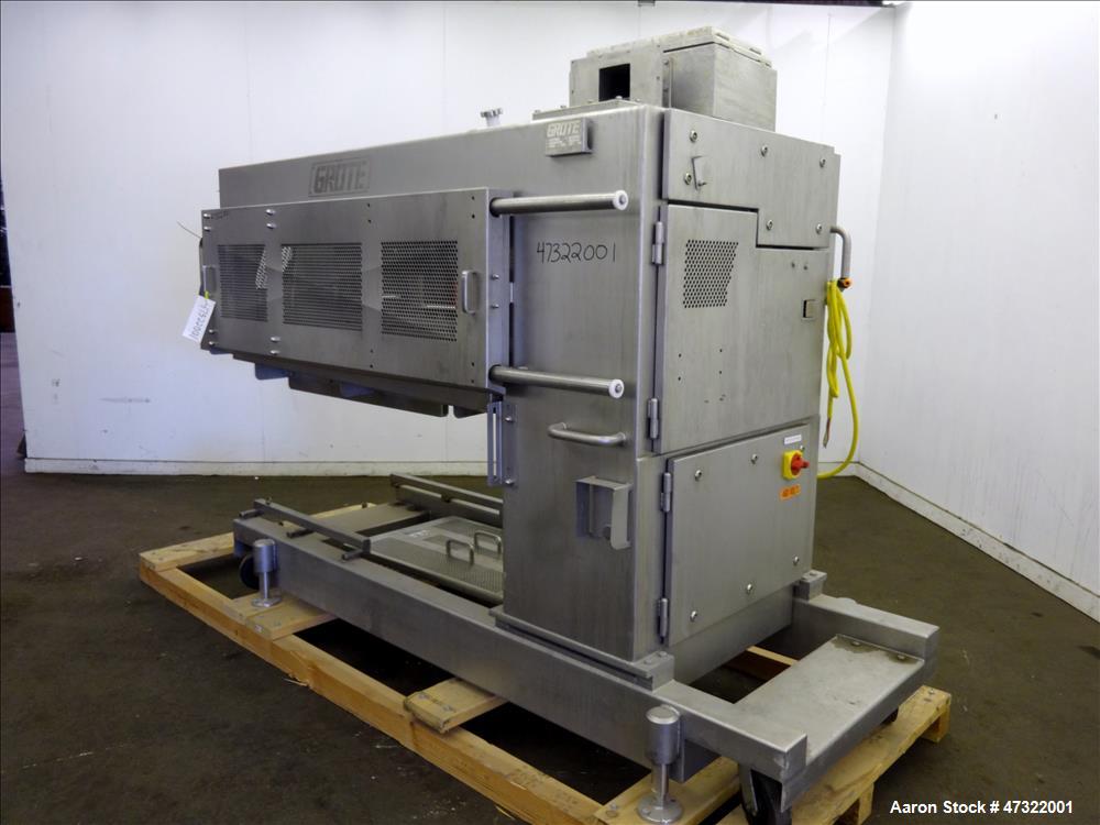 Used Grote Model S/A-640-E Slicer/Applicator, Stainless Steel.