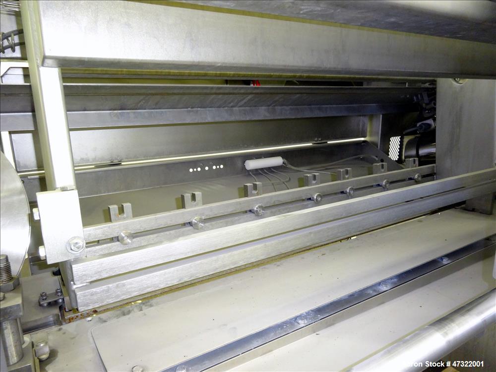 Used Grote Model S/A-640-E Slicer/Applicator, Stainless Steel.