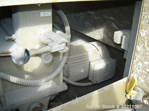 Used J.C. Steele & Sons Noodle / Aggregate Cutter. Unit is designed to cut extruded wet clay with wire string rotating cutter. Complete with motor and shaft mount speed reducer drive. Shipping dimens...