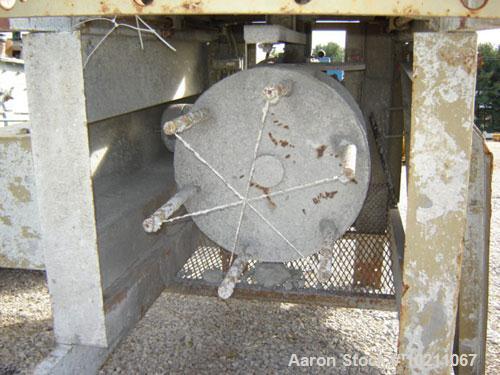 Used J.C. Steele & Sons Noodle / Aggregate Cutter. Unit is designed to cut extruded wet clay with wire string rotating cutter. Complete with motor and shaft mount speed reducer drive. Shipping dimens...