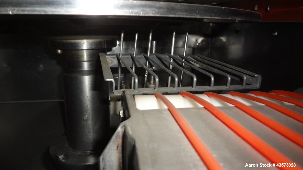 Used Meat Machinery Manufacturers Meat Slicer. Mounted on a stainless steel frame.