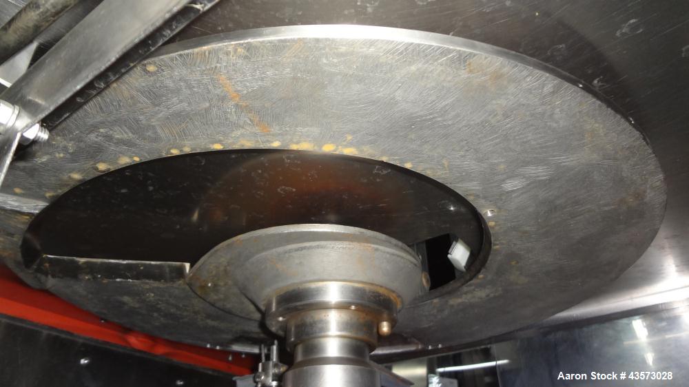 Used Meat Machinery Manufacturers Meat Slicer. Mounted on a stainless steel frame.