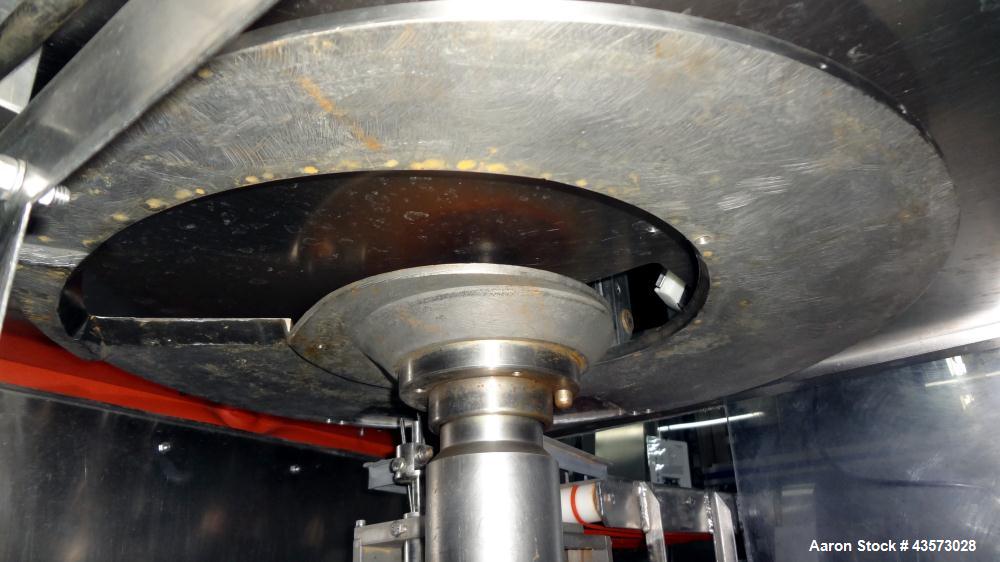 Used Meat Machinery Manufacturers Meat Slicer. Mounted on a stainless steel frame.