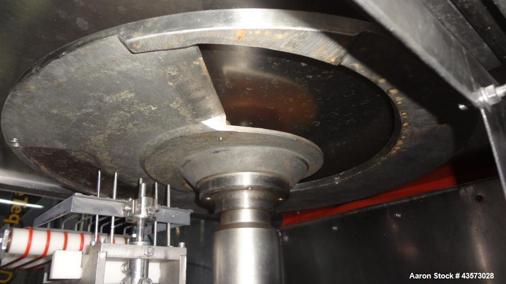 Used Meat Machinery Manufacturers Meat Slicer. Mounted on a stainless steel frame.