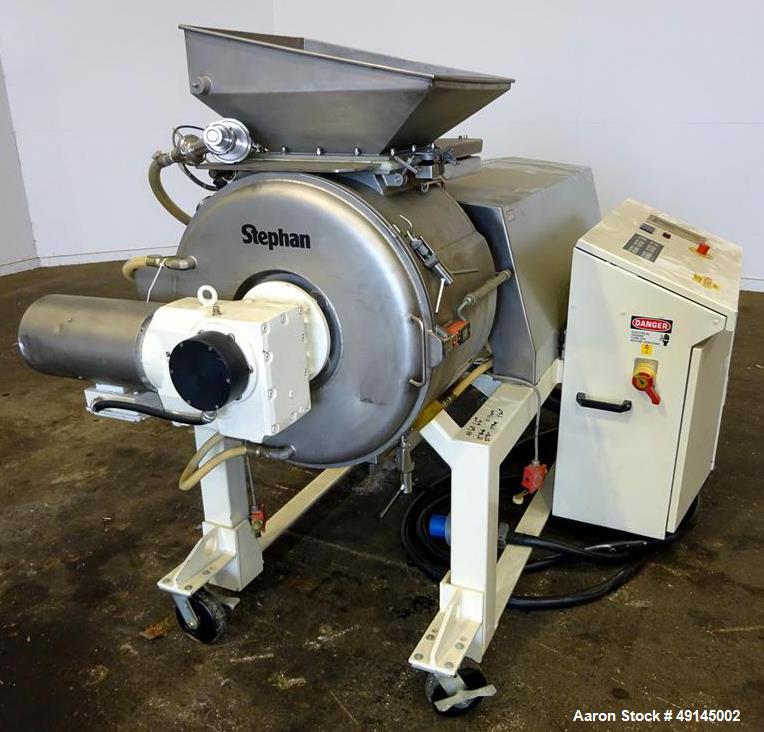 Used Stephan High Speed Mixer, Model TK 160, 304 Stainless Steel.