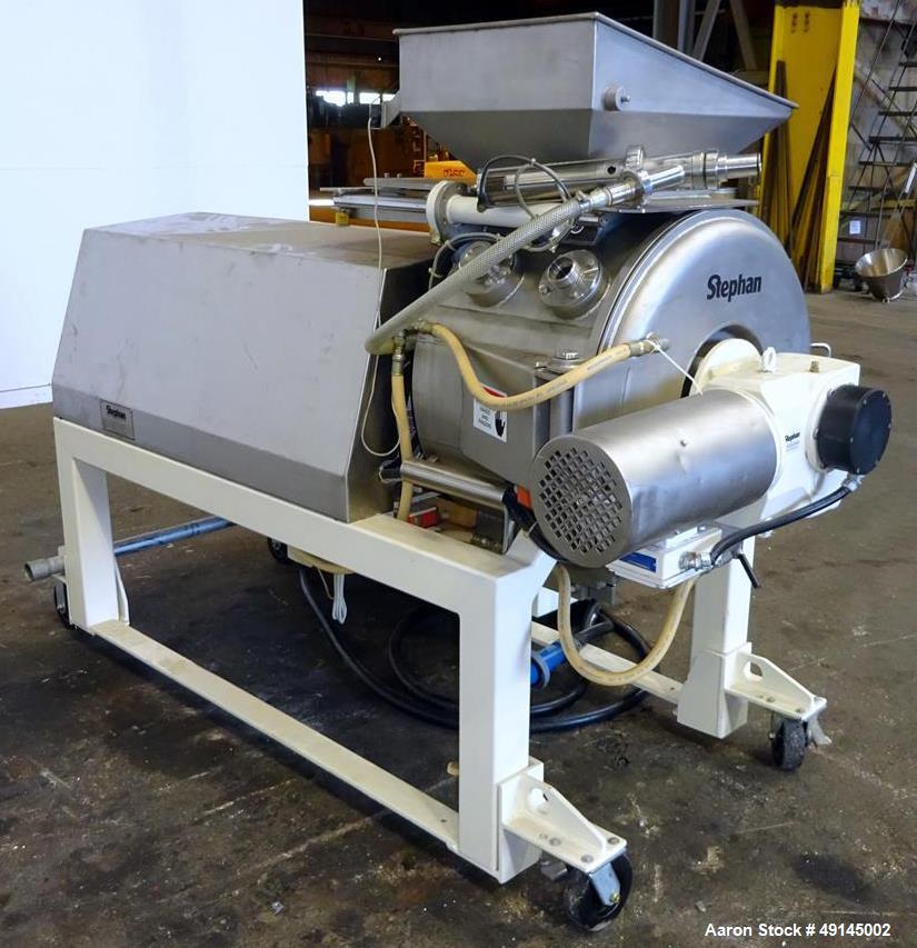 Used Stephan High Speed Mixer, Model TK 160, 304 Stainless Steel.