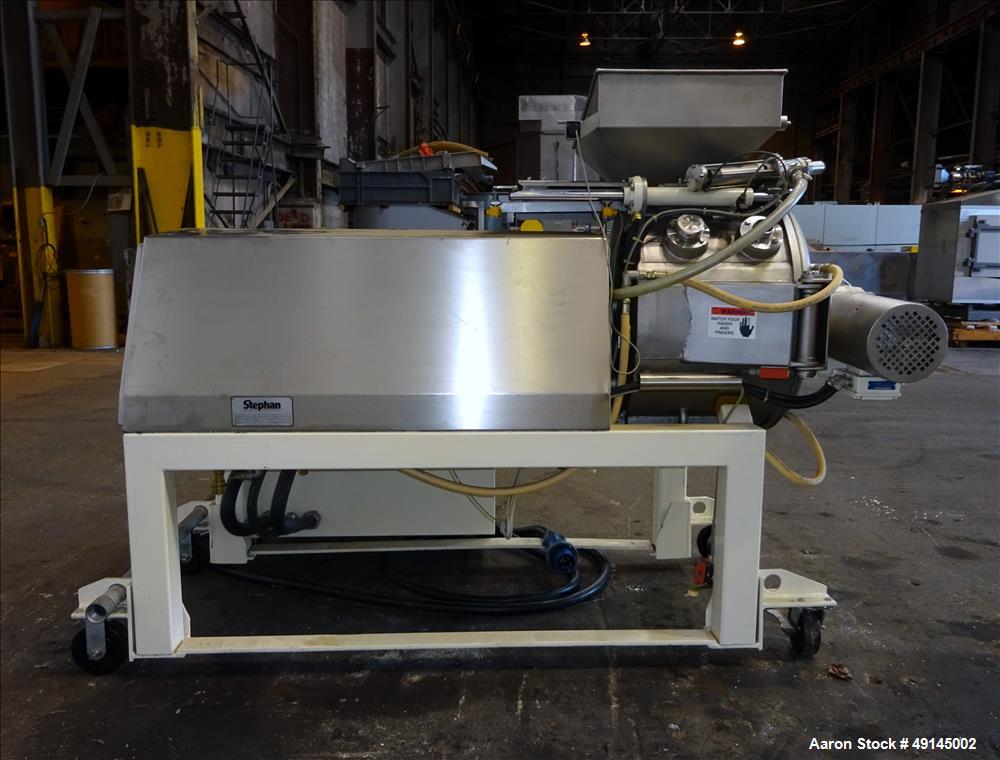 Used Stephan High Speed Mixer, Model TK 160, 304 Stainless Steel.