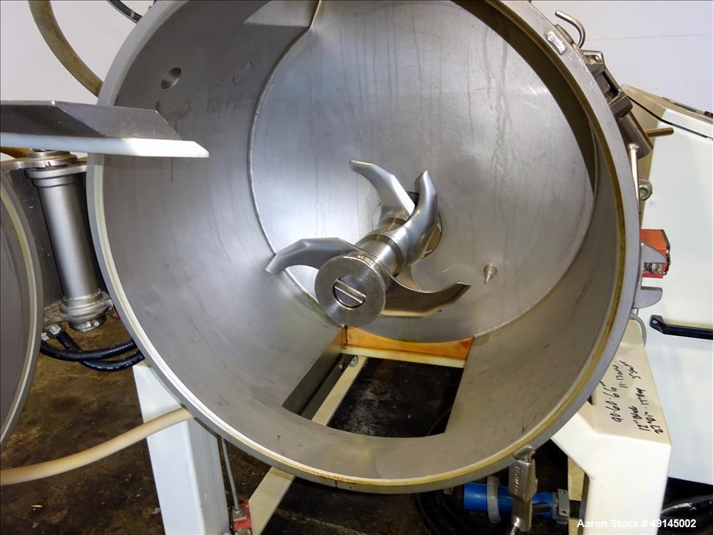 Used Stephan High Speed Mixer, Model TK 160, 304 Stainless Steel.