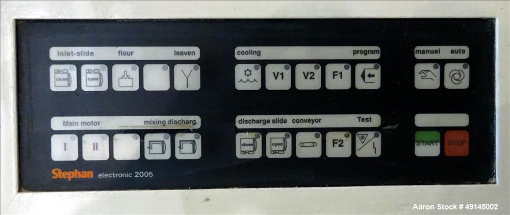 Used Stephan High Speed Mixer, Model TK 160, 304 Stainless Steel.
