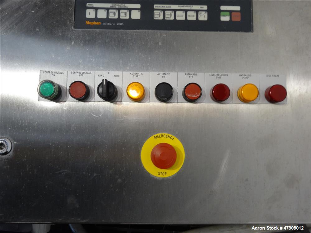 Used Stephan High Speed Mixer, Model TK 600, 304 Stainless Steel.
