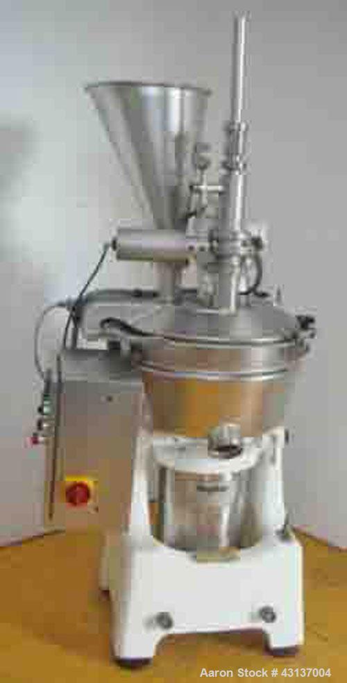 Used Stephan UMM/SK 40E-GN1 Mixer/Cutter, stainless steel on product contact parts, jacketed for steam/water, 10 hp/7.5 kW drive, 1450/2900 rpm, 380V/50 hz, handles vacuum.Bowl diameter 19.7" (500 mm...