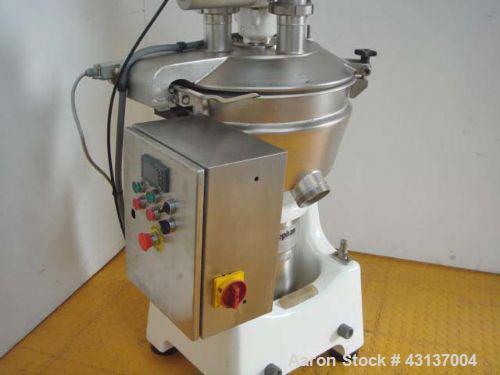 Used Stephan UMM/SK 40E-GN1 Mixer/Cutter, stainless steel on product contact parts, jacketed for steam/water, 10 hp/7.5 kW drive, 1450/2900 rpm, 380V/50 hz, handles vacuum.Bowl diameter 19.7" (500 mm...