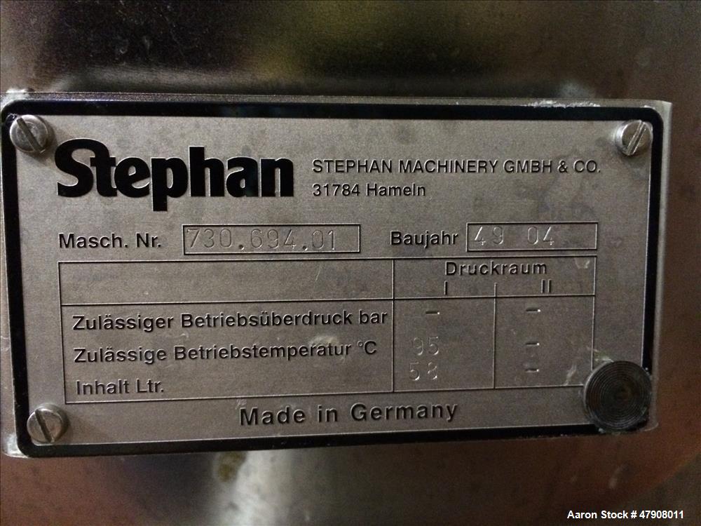 Used Stephan Vertical Mixer/Cutter, Model VCM44E.  58L Capacity.  Serial # 730.694.01