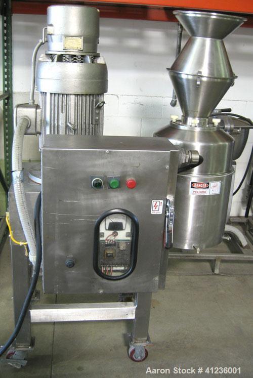 Used Urschel Comitrol Processor, Model 1700. 15 hp, greasepack spindle, Urshalloy 3M030090 U cutting head, doglet impeller. Mfg 1989.