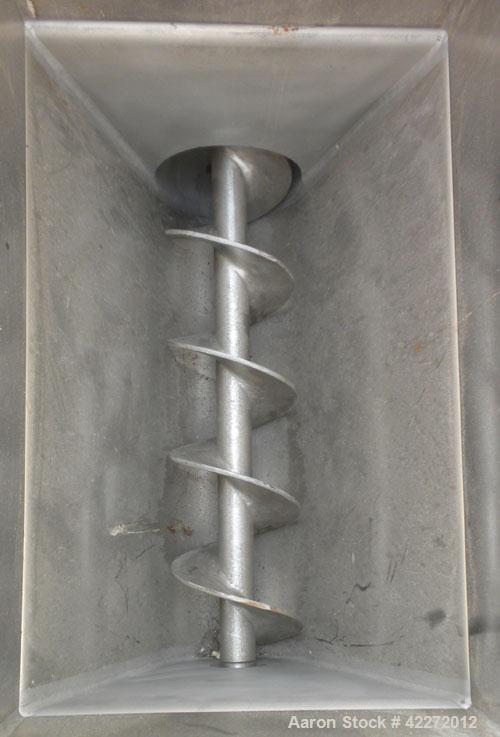 Unused- Urschel Comitrol Processor, model 3600, 304 stainless steel. Approximate 7'' diameter x 3'' deep cutting head, impeller driven by a 10 hp, 3/60/230/460 volt, 3525 rpm motor with a Sterns brak...