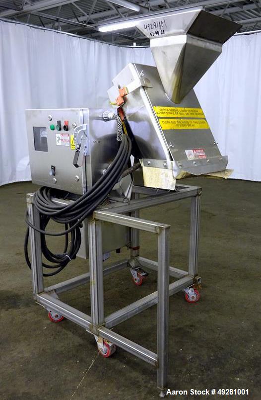 Used Urschel Comitrol Processor Slant, Model 3600, 304 Stainless Steel.