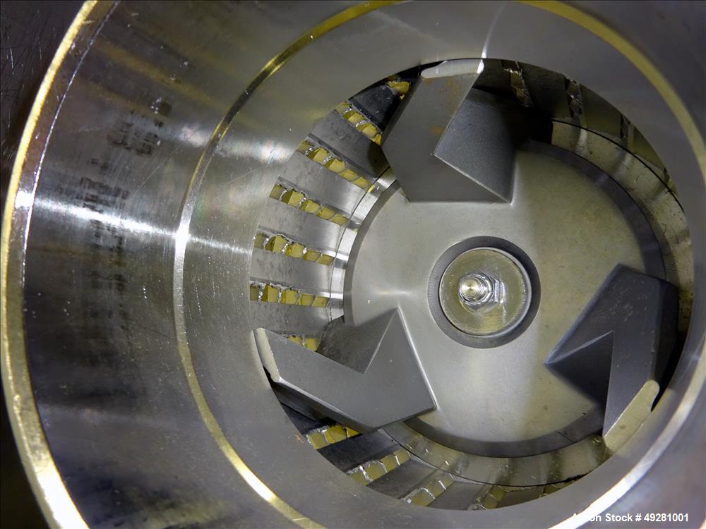 Used Urschel Comitrol Processor Slant, Model 3600, 304 Stainless Steel.
