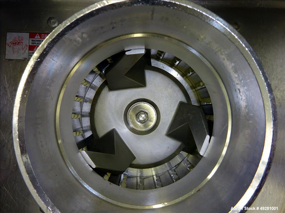 Used Urschel Comitrol Processor Slant, Model 3600, 304 Stainless Steel.