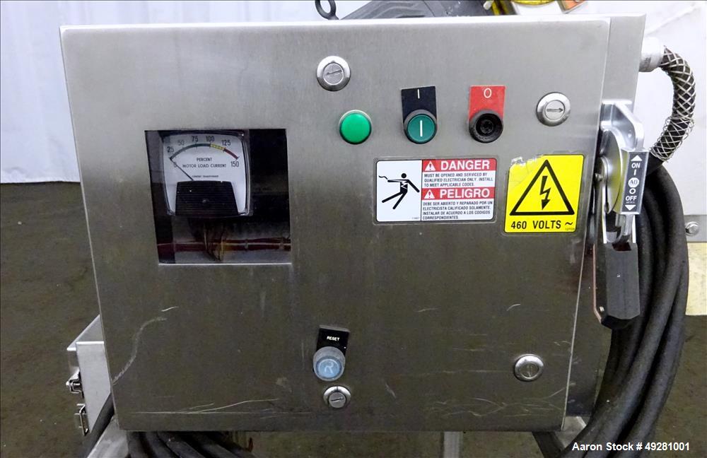Used Urschel Comitrol Processor Slant, Model 3600, 304 Stainless Steel.