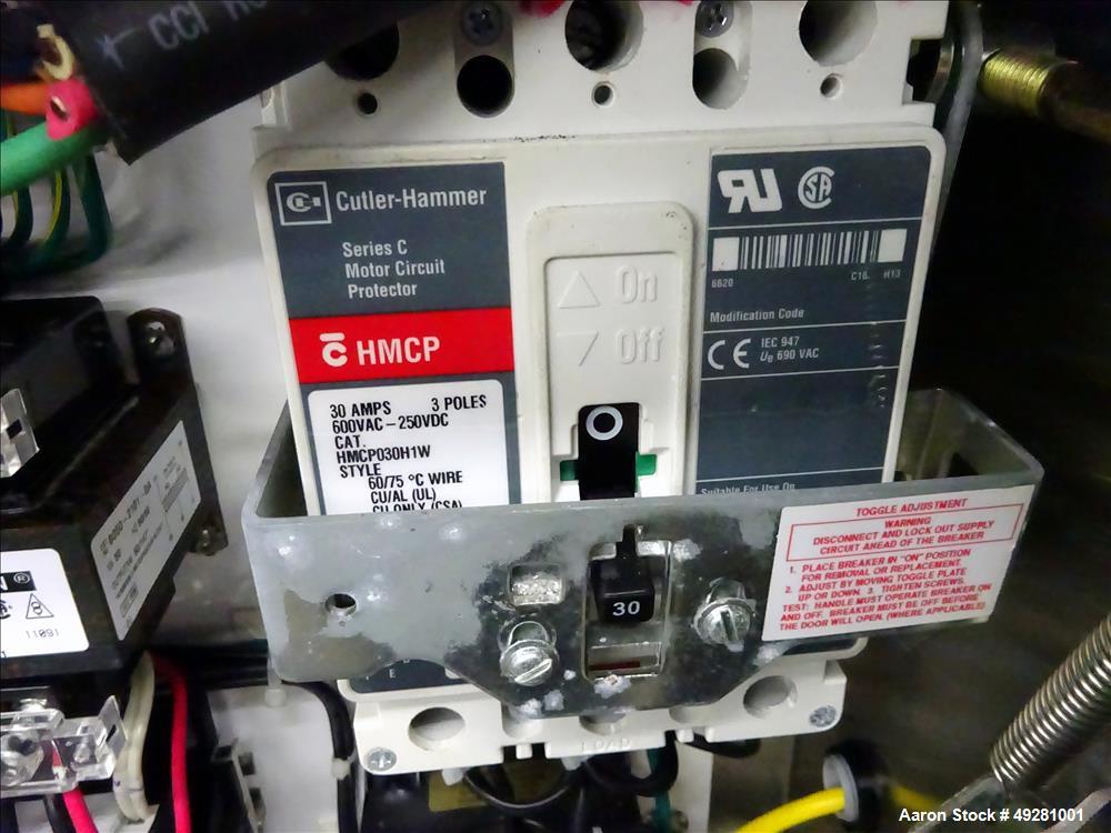 Used Urschel Comitrol Processor Slant, Model 3600, 304 Stainless Steel.