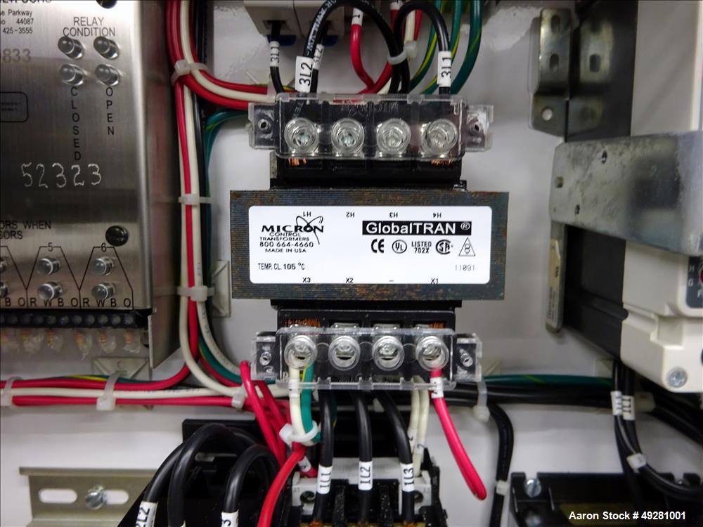 Used Urschel Comitrol Processor Slant, Model 3600, 304 Stainless Steel.