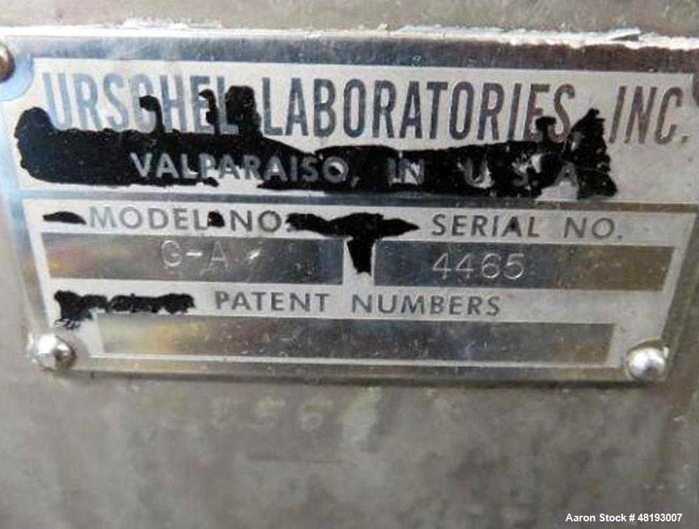 Used Urschel GK-A Dicer | 3/8" Dice | Stainless Steel | Strip, Slice, Crinkle Cuts