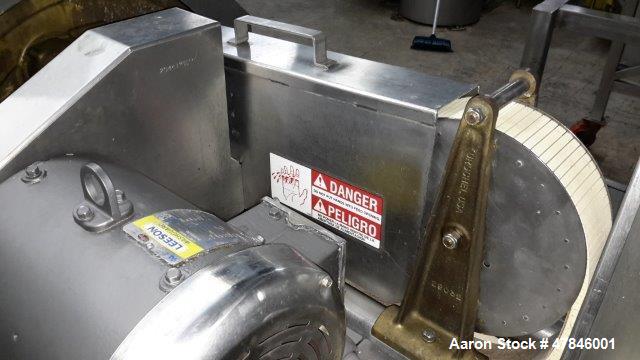 Used Urschel Crosscut Slicer, Model OV, Stainless Steel.