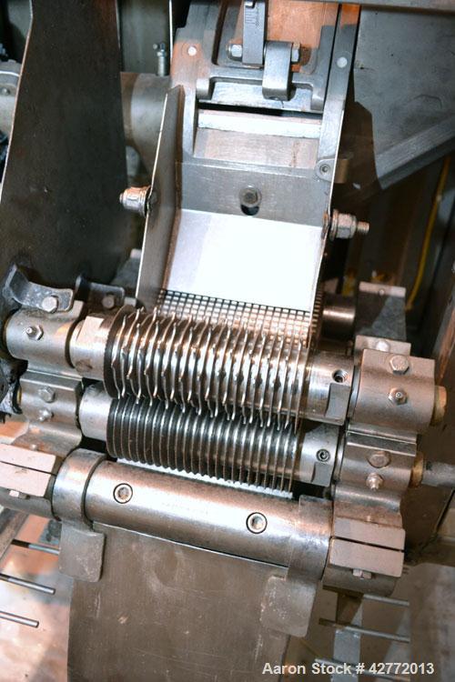 Used Urschel Slicer, Model RA-A, 304 Stainless steel. Designed to uniformly dice, strip cut, or slice. Slice thickness 1/16’’ to 3/8’’, circular knife cuts 1/8’’ to 1’’, crosscut knife cuts .05’’ to ...
