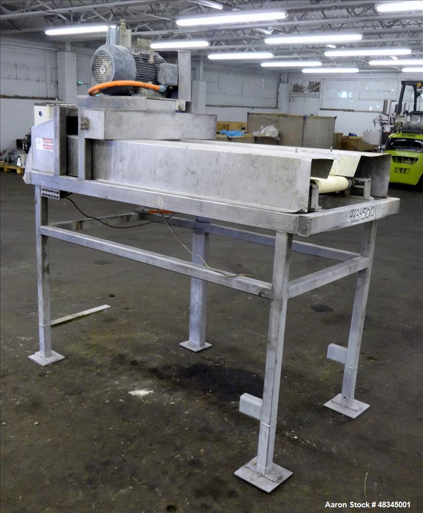 Used Urschel Belt-fed Dicer/Strip Cutter, 304 Stainless Steel.