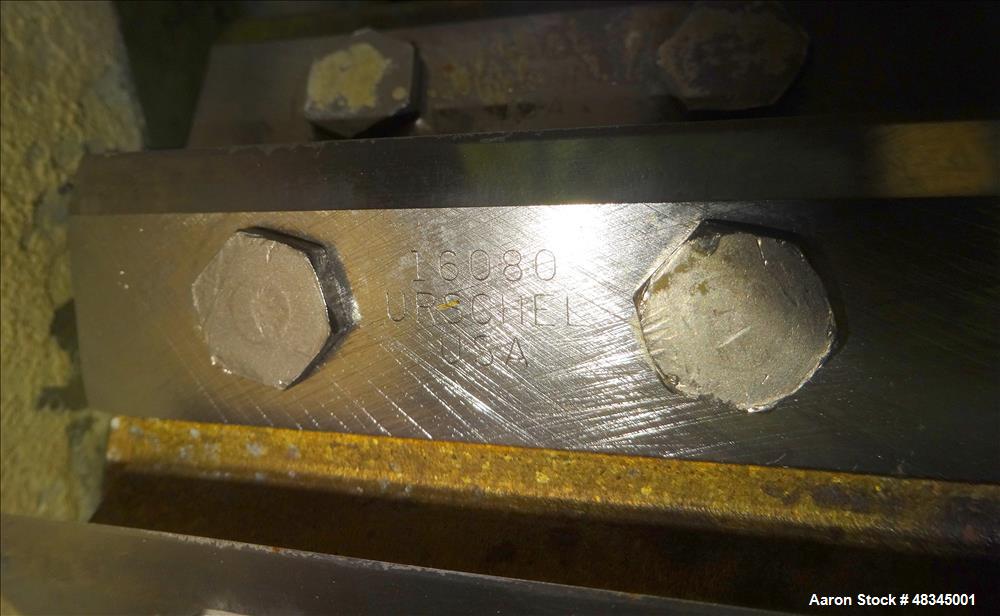 Used Urschel Belt-fed Dicer/Strip Cutter, 304 Stainless Steel.