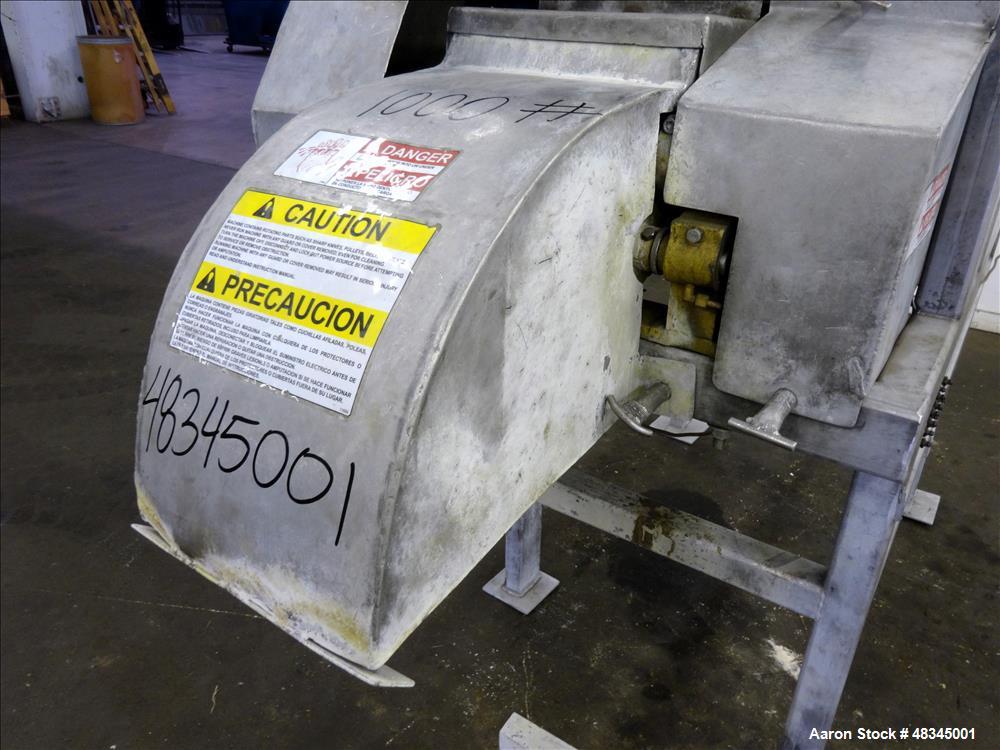 Used Urschel Belt-fed Dicer/Strip Cutter, 304 Stainless Steel.