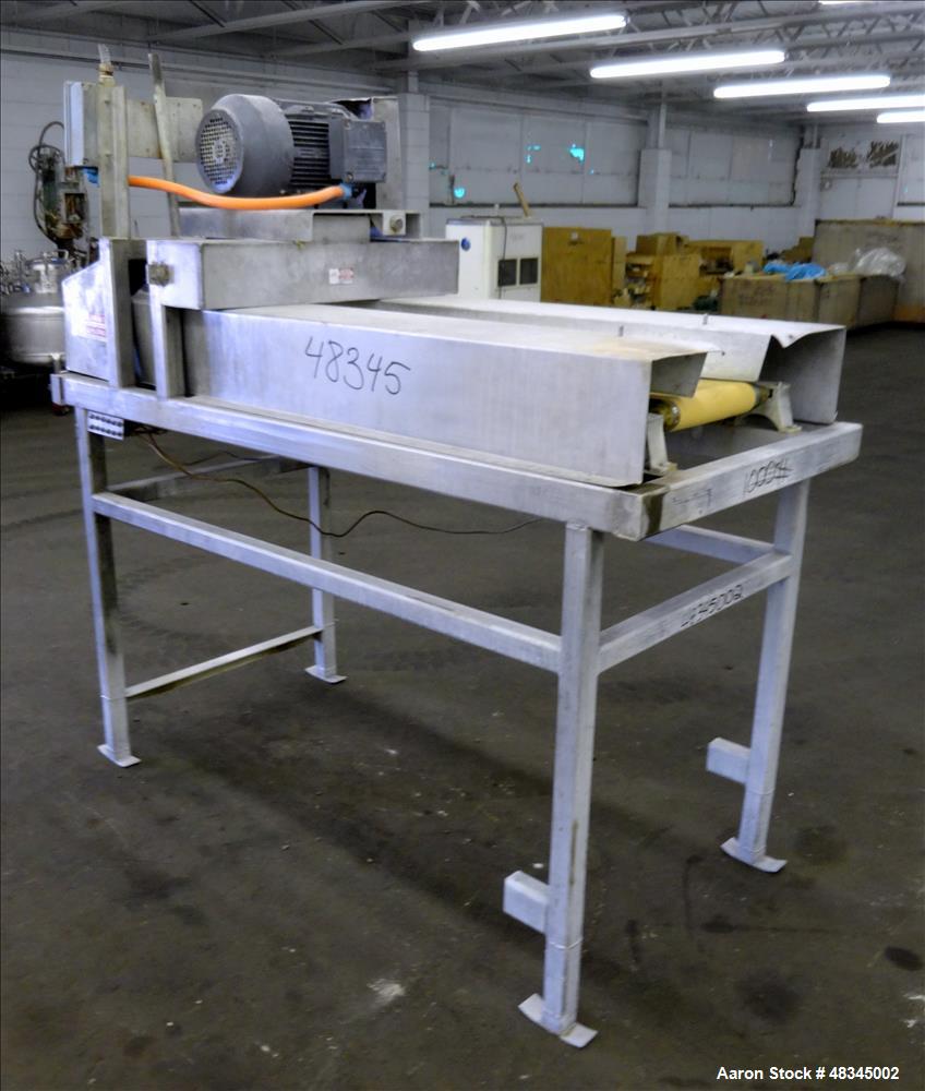 Used Urschel Belt-fed Dicer/Strip Cutter, 304 Stainless Steel.