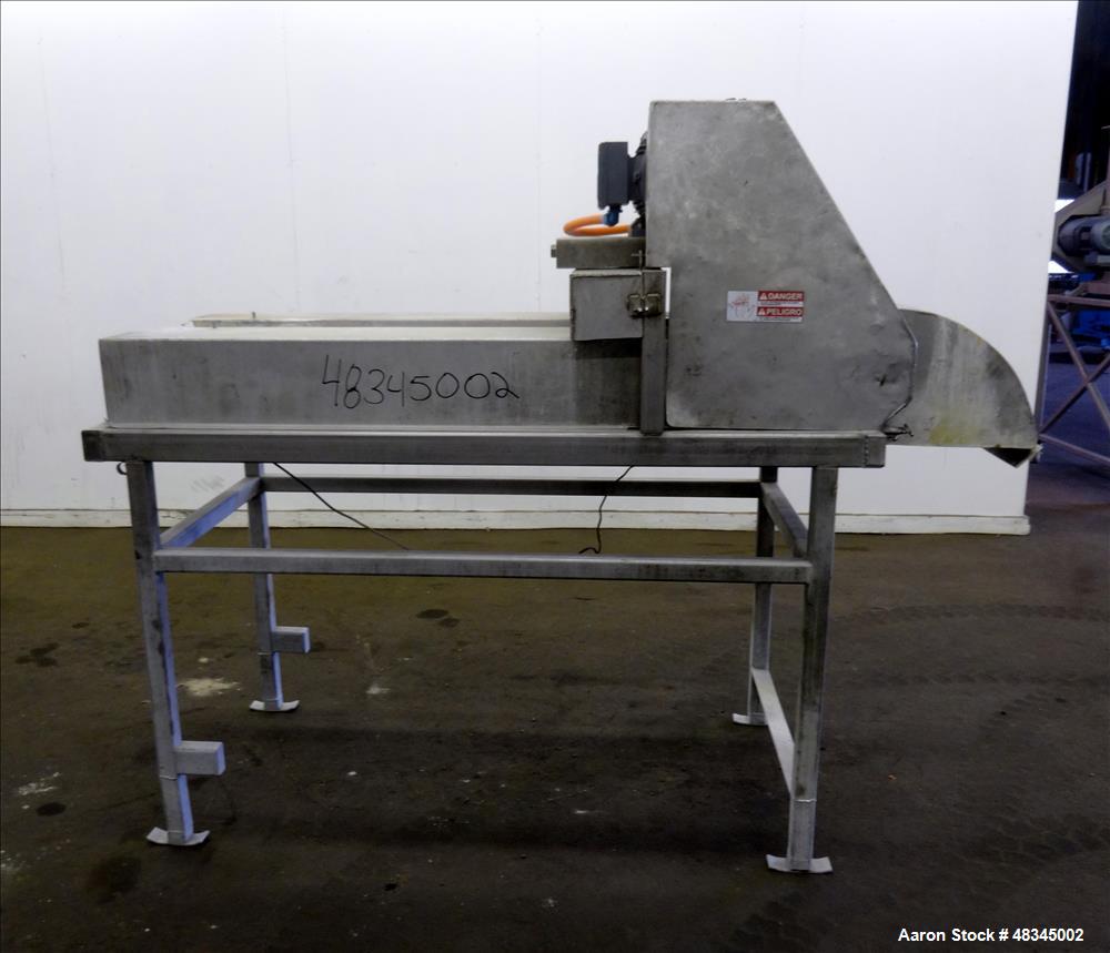 Used Urschel Belt-fed Dicer/Strip Cutter, 304 Stainless Steel.
