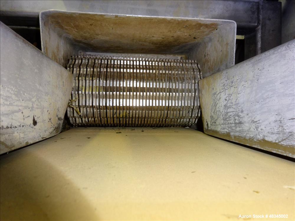 Used Urschel Belt-fed Dicer/Strip Cutter, 304 Stainless Steel.