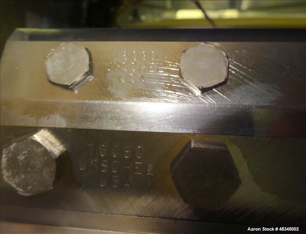 Used Urschel Belt-fed Dicer/Strip Cutter, 304 Stainless Steel.