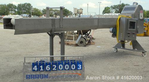 Used Stainless Steel Wenger Belt Cutting Conveyor, Model 73003-992