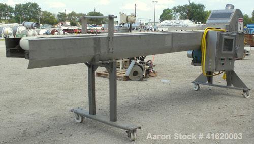 Used Stainless Steel Wenger Belt Cutting Conveyor, Model 73003-992