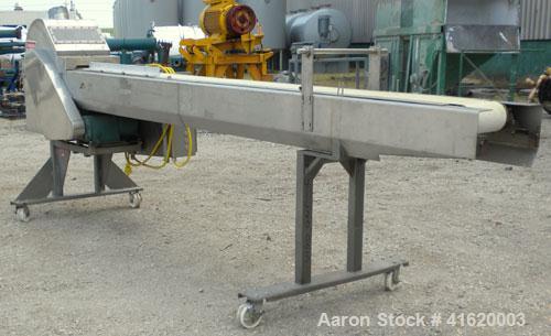 Used Stainless Steel Wenger Belt Cutting Conveyor, Model 73003-992