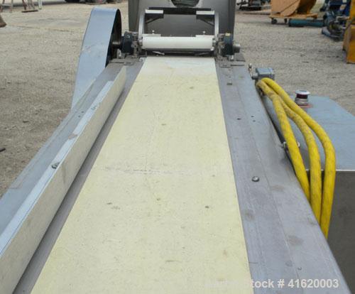 Used Stainless Steel Wenger Belt Cutting Conveyor, Model 73003-992