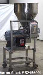 Used- Urschel Comitrol Processor, Model 3600, Stainless Steel. Approximate 7" diameter x 3" deep cutting head, impeller driv...