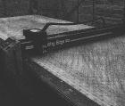 Used Gerber Technology Gerbercutter, Model DCS 2500. Length of table 36 feet (11 meter), divisible; width of table 59