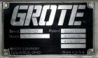 Used Grote Model Peppomatic Slicer